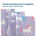 thumbnail image 5 of Wildkin Baby Play Mat - Large Folding Foam Play Mat for Infants, Babies, Toddlers, Waterproof, Double-sided (70" x 59") - Unicorn, 5 of 6