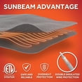 thumbnail image 6 of Sunbeam Electric Heated Bed Blanket Grey Soft Microplush 12 Heat Settings Full 84 x 72, 6 of 11
