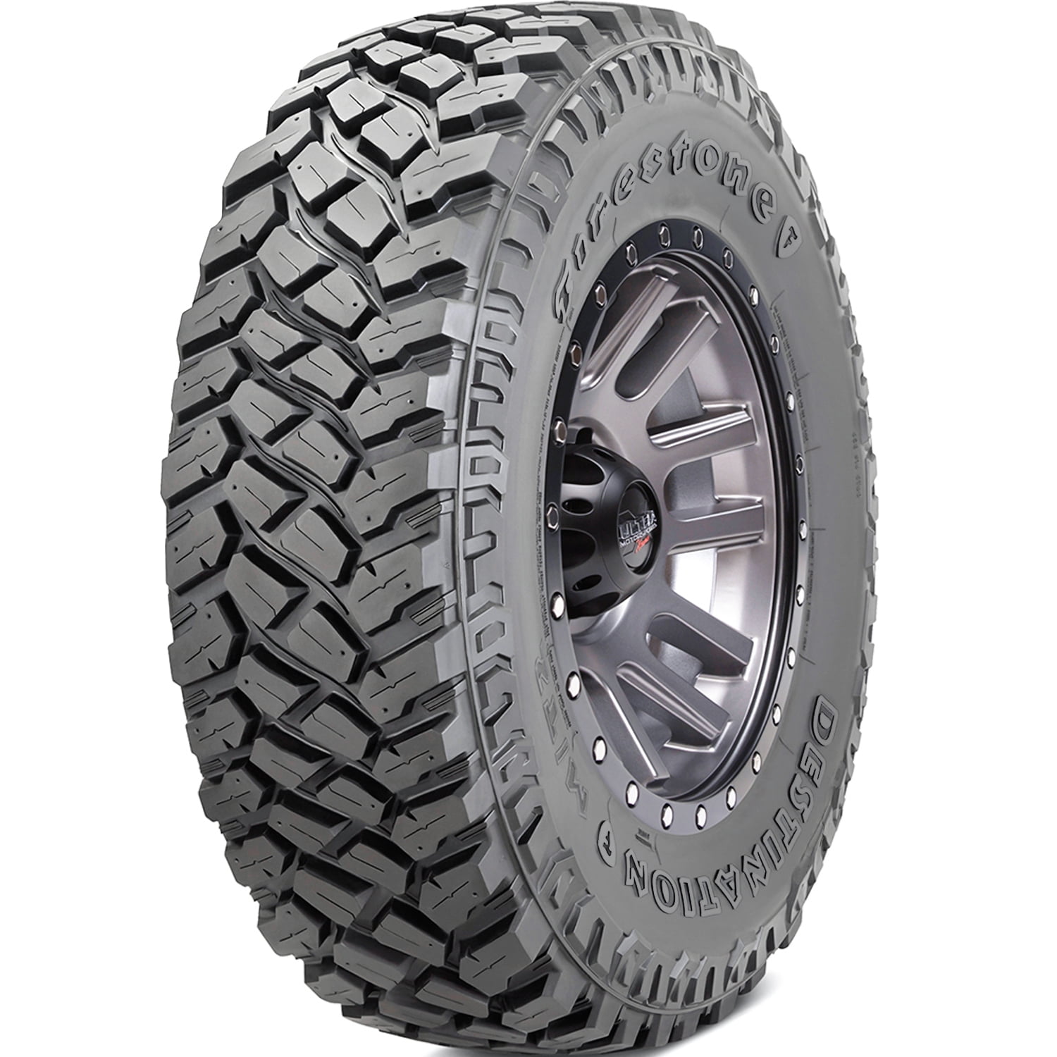 Featured: (Set of 3) FIRESTONE DESTINATION M/T2  Max Traction Mud Terrain Tire for 4x4 Trucks & SUVs  in 33X12.5R15LT Off-Road Maximum Traction