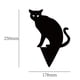 thumbnail image 2 of Paquete de 3 carteles de gato negro para patio con estacas, decoraciones de silueta aterradora para decoración de jardín al aire libre Xemadio ZJWJ891, 2 of 5