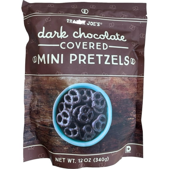 Trader Joe's Dark Chocolate Covered Mini Pretzels (12 oz)