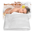 thumbnail image 3 of 100Pcs Disposable Plastic Couch Cover Bedspread SPA Massage Treatment Table Sheets Transparent Beauty Bed, 3 of 6
