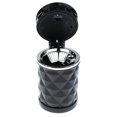 thumbnail image 1 of Coche humo  titular taza Led luz Durable soporte cubo negro kusrkot Cenicero de coche, 1 of 8