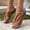 Brown, variant on Womens Wrap Around Flat Sandals with Multiple Straps Casual Vacation Fashion Flip Flop Footwear for Summer Black 5.5(36)