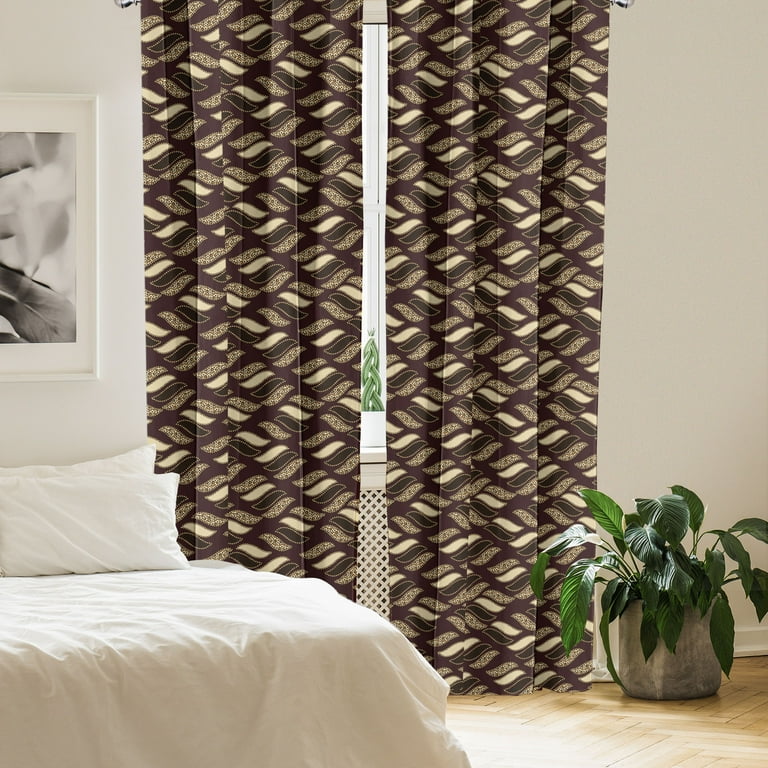 Ambesonne Brown Curtains, Cheetah Skin Pattern Savannah, Pair of 28 inchx63 inch, Redwood Brown, Size: Pair of - 28 x 63 Ambesonne Brown Curtains, Cheetah Skin Pattern Savannah, Pair of 28 inchx63 inch, Redwood Brown, Size: Pair of - 28 x 63