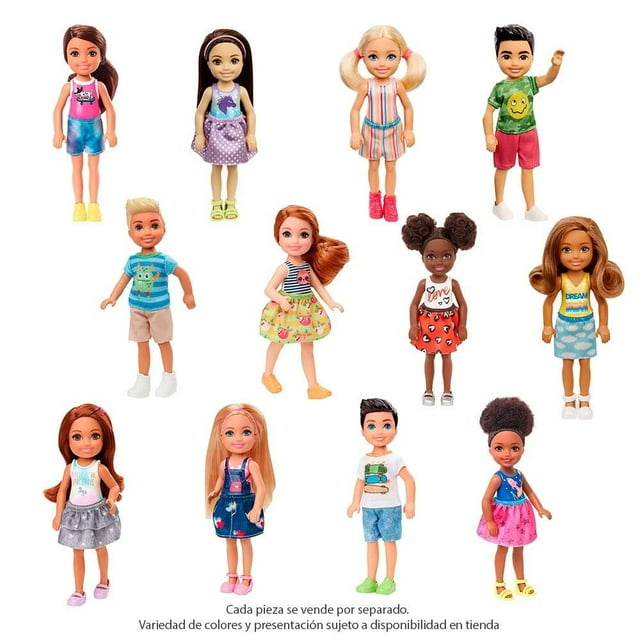 Muñeca Barbie Mundo de Chelsea Amigos Varios Modelos 1 pza
