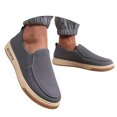 thumbnail image 4 of Xiaoxatg Men's Casual Shoes Summer Lazy Linen Footwear for Students Ideal for Relaxing and Adventurous Outings Stylish Board Shoes for Everyday Use 8 Grey, 4 of 9