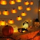 thumbnail image 1 of Luces de cadena LED de hoja de arce de calabaza | Guirnalda otoñal de 20 LED | Naranja multicolor de 10 pies a batería | Acción de Gracias, Halloween, Decoración de Jardín | Disposición interior, 1 of 6