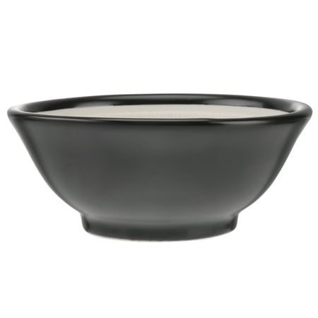

Japanese Style Ceramic Grinding Bowl Kitchen Restaurant Tableware Food Bowl for Home Restaurant Hotel (Black)