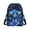 Blue Sea Turtle Hibiscus, variant on Cute Shark Undersea Pattern Small Sling Backpack Crossbody Sling Bag, Chest Bag Daypack Fanny Pack Cross Body Bag for Shopping Hiking Traveling