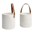 thumbnail image 4 of Plant Hanging Basket Woven Storage Basket Wall Hanging Storage Baskets Baskets Planter Baskets Rope Planter Baskets+, 4 of 9