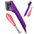 thumbnail image 1 of HIAKDOFT 4Pcs Comb Cleaner Hair Brush Removal Tools Assorted Colors for Quick Hair Cleaning, 1 of 6