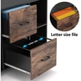 thumbnail image 5 of Tribesigns 2 Drawer File Cabinet, Large Mobile Lateral Filing Cabinet for Letter Size, Printer Stand with Storage Shelves and Rolling Wheels for Home Office, 5 of 7