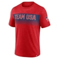 thumbnail image 2 of Men's Fanatics Heather Red Team USA Bold Stripes T-Shirt, 2 of 3