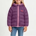 thumbnail image 6 of Agkizg Kids Girls Hooded Puffer Coat Long Sleeve Thick Winter Jacket with Pockets Solid Color Warm Casual Outerwear, 6 of 6