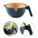 thumbnail image 5 of Tazón de colador / multifunción, lavabo de drenaje giratorio de doble capa, limpiar, lavar, , conveniente para lavar fr Azul Gloria cesta de lavado de verduras, 5 of 9