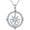 Compass Necklace, variant on YAFEINI Anchor Crystal Necklace for Women Sterling Silver Blue Anchor Pendant Necklace with Heart Crystal Jewelry Gifts for Birthday Christmas