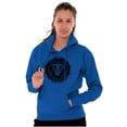 thumbnail image 4 of Lion Jungle Symbolic Spirit Animal Unisex Plus Fleece Graphic Hoodie Brisco Brands 5X, 4 of 5