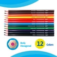 thumbnail image 5 of Pointer Intense Colors Hexagonal Pencils 12 Count, 5 of 5