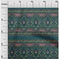 thumbnail image 1 of oneOone Georgette Viscose Fabric Leaves & Floral Block Decor Fabric Printed BTY 42 Inch Wide, 1 of 4