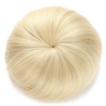 Onedor Synthetic Fiber Hair Extension Chignon Donut Bun Wig Hairpiece (613# - Pre Bleach Blonde) …