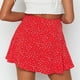 thumbnail image 2 of Falda con paraguas para mujer, minifalda corta con cintura elástica estampada, cintura alta, para primavera, verano y otoño, 2 of 6