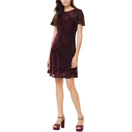 Michael Kors Womens Velvet A-line Cocktail Dress, Purple, 12 | Walmart ...