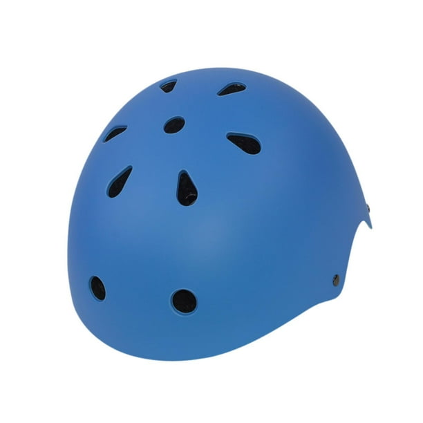 Casco de patineta Casco de bicicleta de equilibrio Resistente al impacto Ciclismo Multideporte Azul Talla M