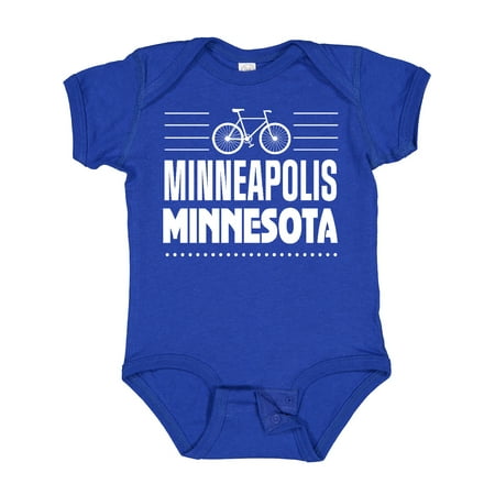 

Inktastic Minneapolis Minnesota Biking Gift Baby Boy or Baby Girl Bodysuit