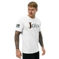 thumbnail image 4 of JOHN Fitted Sleeve T-shirt (White, S), 4 of 4