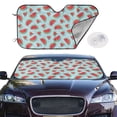 thumbnail image 2 of Haiem Watermelon Car Windshield Sun Shade - Blocks UV Rays Sun Visor Protector, Sunshade to Keep Your Vehicle Cool, Universal Fit SUV Van Sedan-Small, 2 of 7
