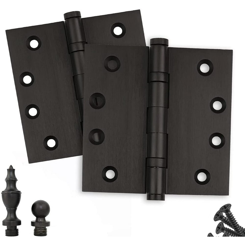 3 Oil Rubbed Bronze Door Hinges 4" x 4" Ball Bearing Extruded Solid