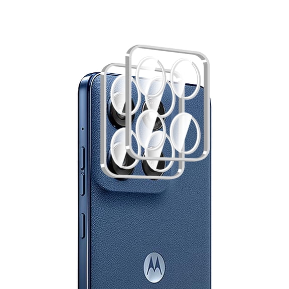 KIQ 2 Pack CLEAR Tempered Glass Screen Protector Cover for the Rear / Back Camera Lens Compatible with Motorola G stylus (2025)