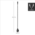 thumbnail image 4 of Viski Gunmetal Stainless Steel Barspoon for Cocktail Party, Home Bar Gifts, 4 of 11