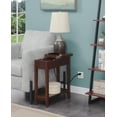 thumbnail image 4 of Pemberly Row Flip-Top End Table with Charging Station in Espresso Wood, 4 of 9