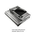 thumbnail image 2 of Mobutofu Waterproof Tarp Canopy Rainproof Cover For Outdoor Use In Silver Color 1Pack Pe, 2 of 8