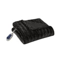 thumbnail image 5 of Beautyrest Oversized Faux Fur Electric Heated Throw, 50x70", Black, 5 of 8