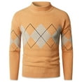 thumbnail image 2 of ZKCCNUK Stand Collar Fashion Pullover Long Sleeve Sweater Half High Collar Sweater, 2 of 8