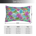thumbnail image 2 of Kdxio Cotton Pillow Cases 16"x24" Pillowcases,Soft and Breathable Bedroom Pillow Cases-Succulents-No Pillow Core, 2 of 5