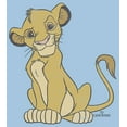 thumbnail image 2 of Boy's Lion King Simba Cute and Courageous Graphic Tee Light Blue Small, 2 of 4