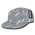 thumbnail image 2 of 5 Panel Racer Caps, Grey, 2 of 2