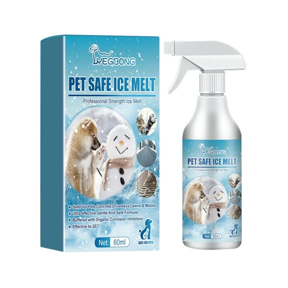COFEST Home Decoration,Pet Safe Ice Melt,Safe,Fast And Effective,protect Your Pet And Enjoy The Winter Season 60ml,Multicolor,