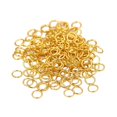 thumbnail image 3 of Cuentas espaciadoras doradas Strade Fareast Limited 100 anillos de salto, 3 of 8