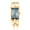 Gold Case & Blue Dial, variant on Golden Bangle Watch with Black Dial – Elegant Rectangular Stainless Steel Cuff Watch for Women