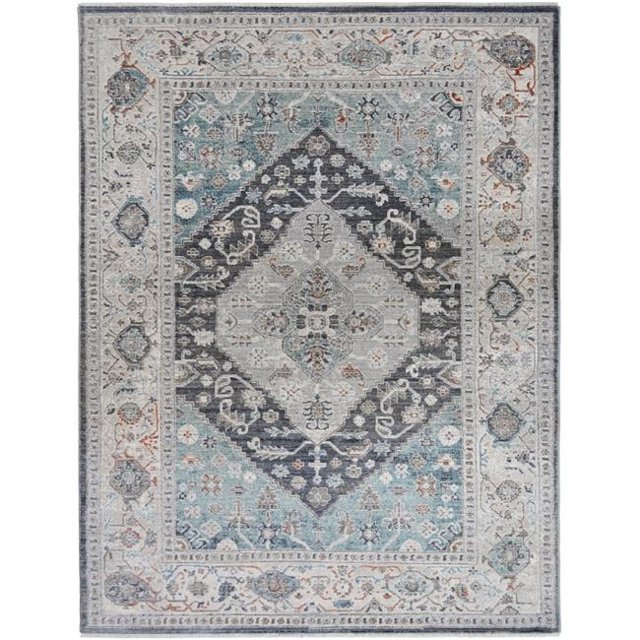 Mayberry Rug WD4032 5X8 5 ft. 3 in. x 7 ft. 3 in. Windsor Aria Area Rug, Ivory