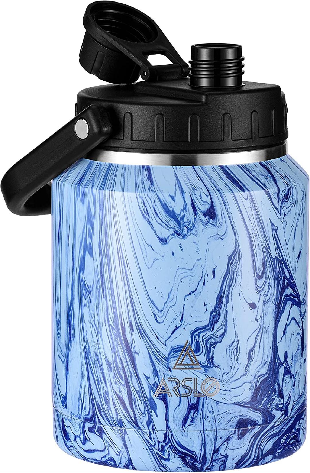 large Insulated Water Jug With Handle, Half Gallon Insulated Water
