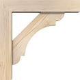 thumbnail image 3 of Ekena Millwork 5 1/2"W x 24"D x 24"H Olympic Block Smooth Bracket w/ Offset Brace, Douglas Fir, 3 of 25
