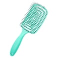 thumbnail image 3 of letairis Large Curved Comb Hair Styling Comb Comb Hollow Massage Comb Portable Long Green, 3 of 8