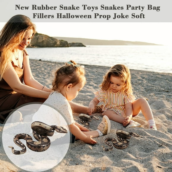 tumgatte New Rubber Snake Toys Snakes Party Bag Fillers Halloween Prop Joke Soft Wal&mart Deals