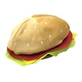 thumbnail image 1 of Bewildely Halloween Hamburger Hat Clothing Accessory Women Costume Hats Headwear Men Party Interesting Caps Prop Supplies Adornment Type3 NO3, 1 of 6